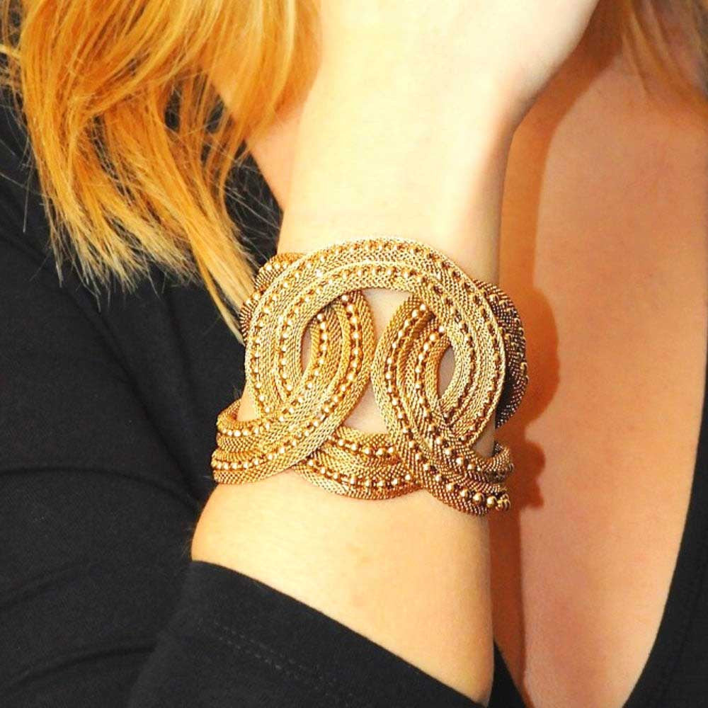 WOMEN'S JEWELRY GIFT SET PLASTON NECKLACE + CUFF BRACELET - MY LITTLE VENDOME