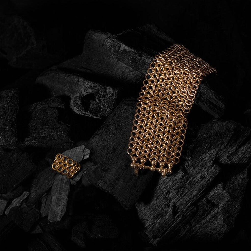 VENDOME SET Gold bracelet + ring - MY LITTLE VENDOME