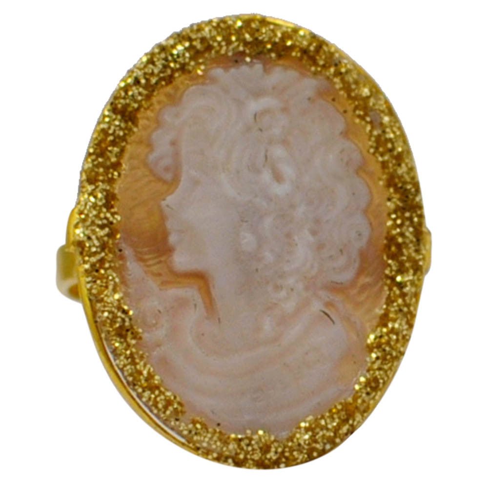 BAGUE CAMÉE ANCIEN EN OR 14 CARATS & ARGENT 925 | BIJOUX CAMEE - MY LITTLE VENDOME