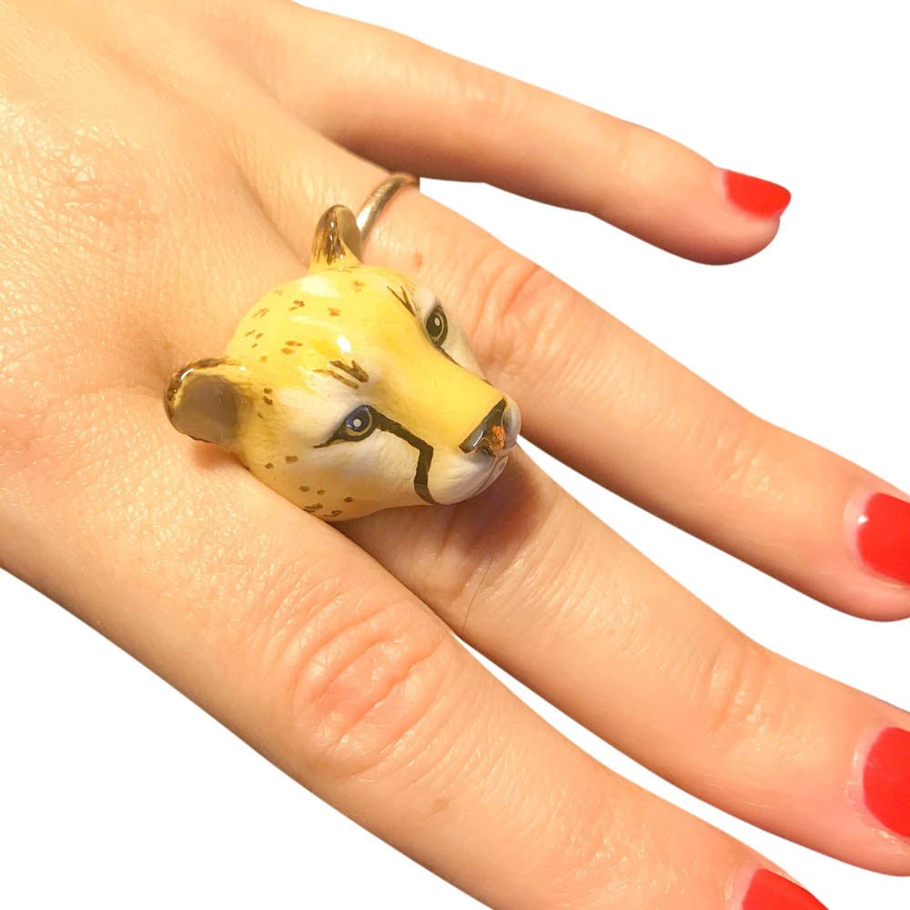 BAGUE GUEPARD , BAGUE FEMME, CADEAU FEMME FAIT MAIN - MY LITTLE VENDOME