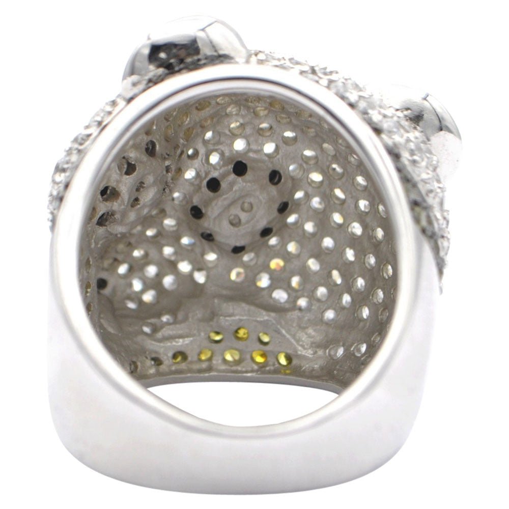 BAGUE PANDA PAVAGE ARGENT 925 - MY LITTLE VENDOME