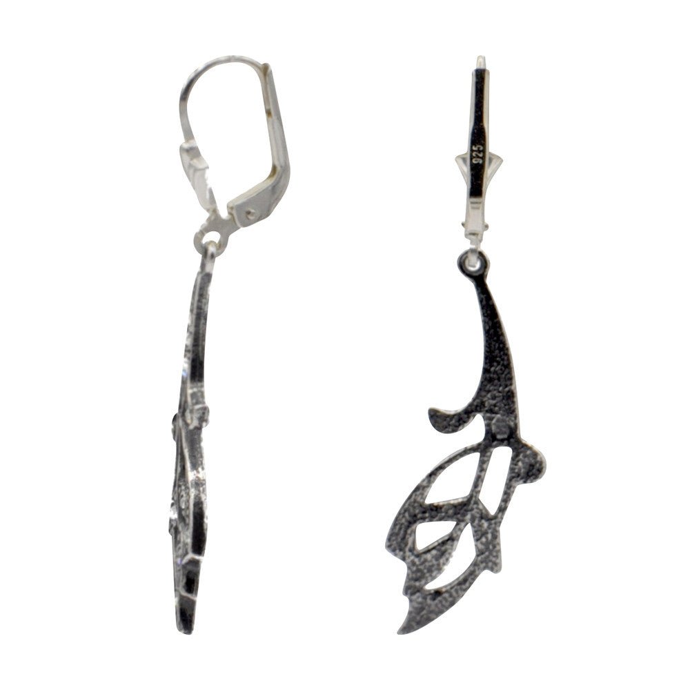 BOUCLE D'OREILLE ART DÉCO EN ARGENT 925 ET PIERRES SEMI PRÉCIEUSES - MY LITTLE VENDOME