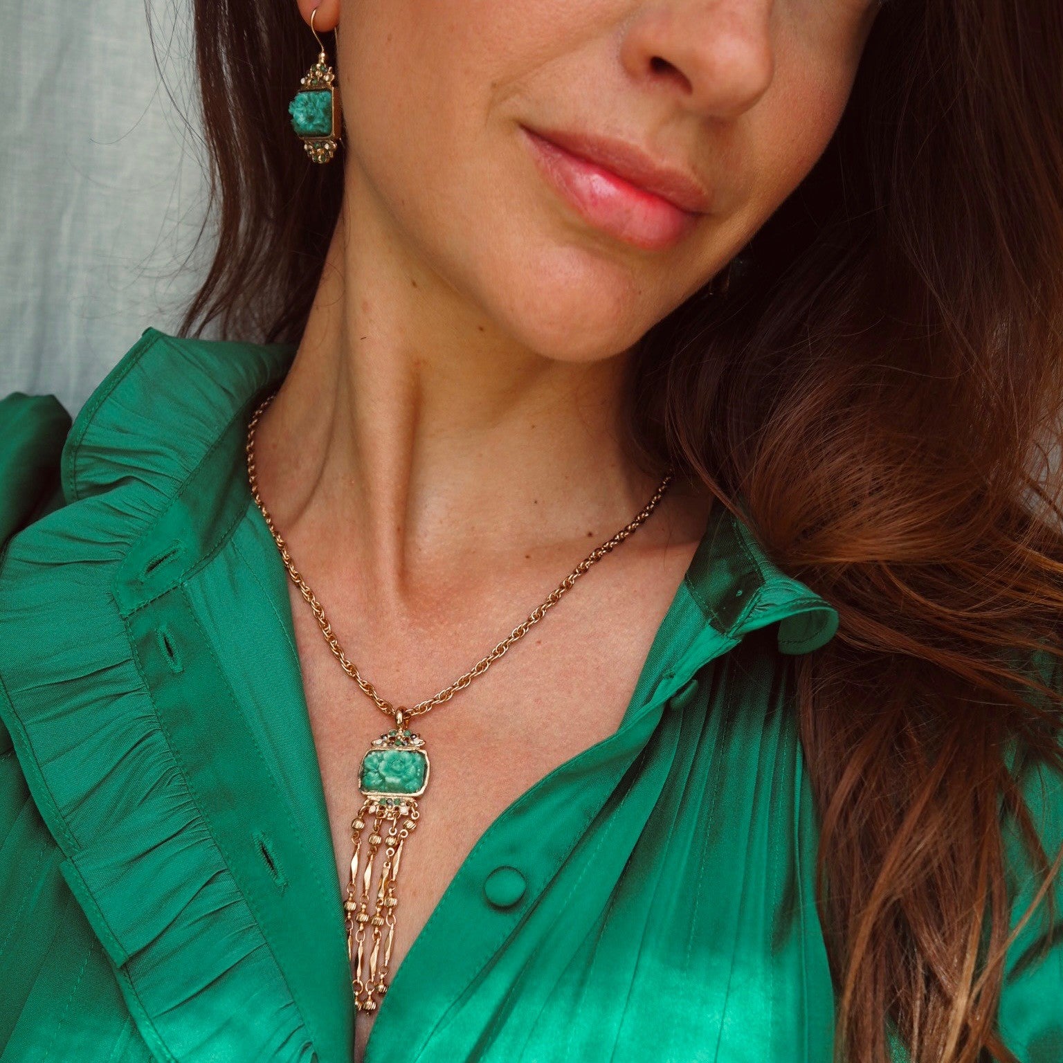 BOUCLE D'OREILLE ROSIERS - MY LITTLE VENDOME