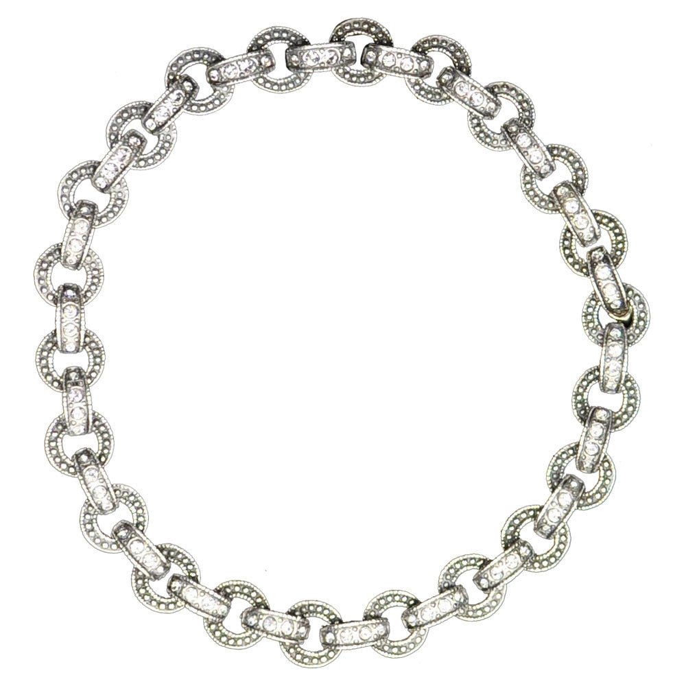 BRACELET CHAINE ART DÉCO EN ARGENT 925 ET PIERRES NATURELLES SEMI PRÉCIEUSES - MY LITTLE VENDOME