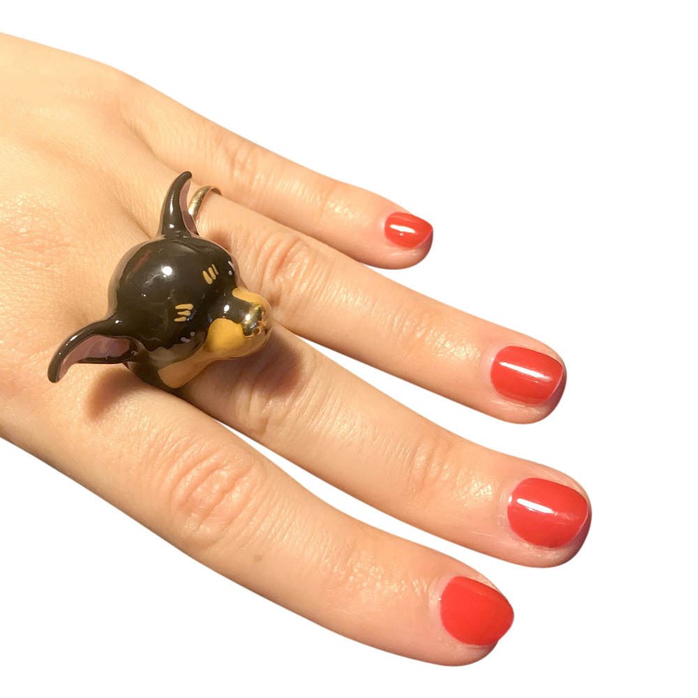 CHIHUAHUA BAGUE, BAGUE CHIEN, BAGUE ANIMAL - MY LITTLE VENDOME