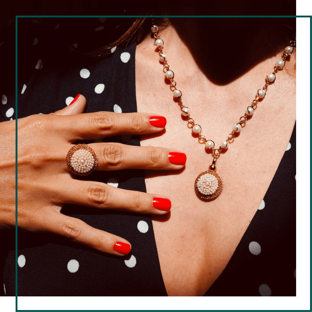 COFFRET TUILERIES PERLES Collier + Bague - MY LITTLE VENDOME