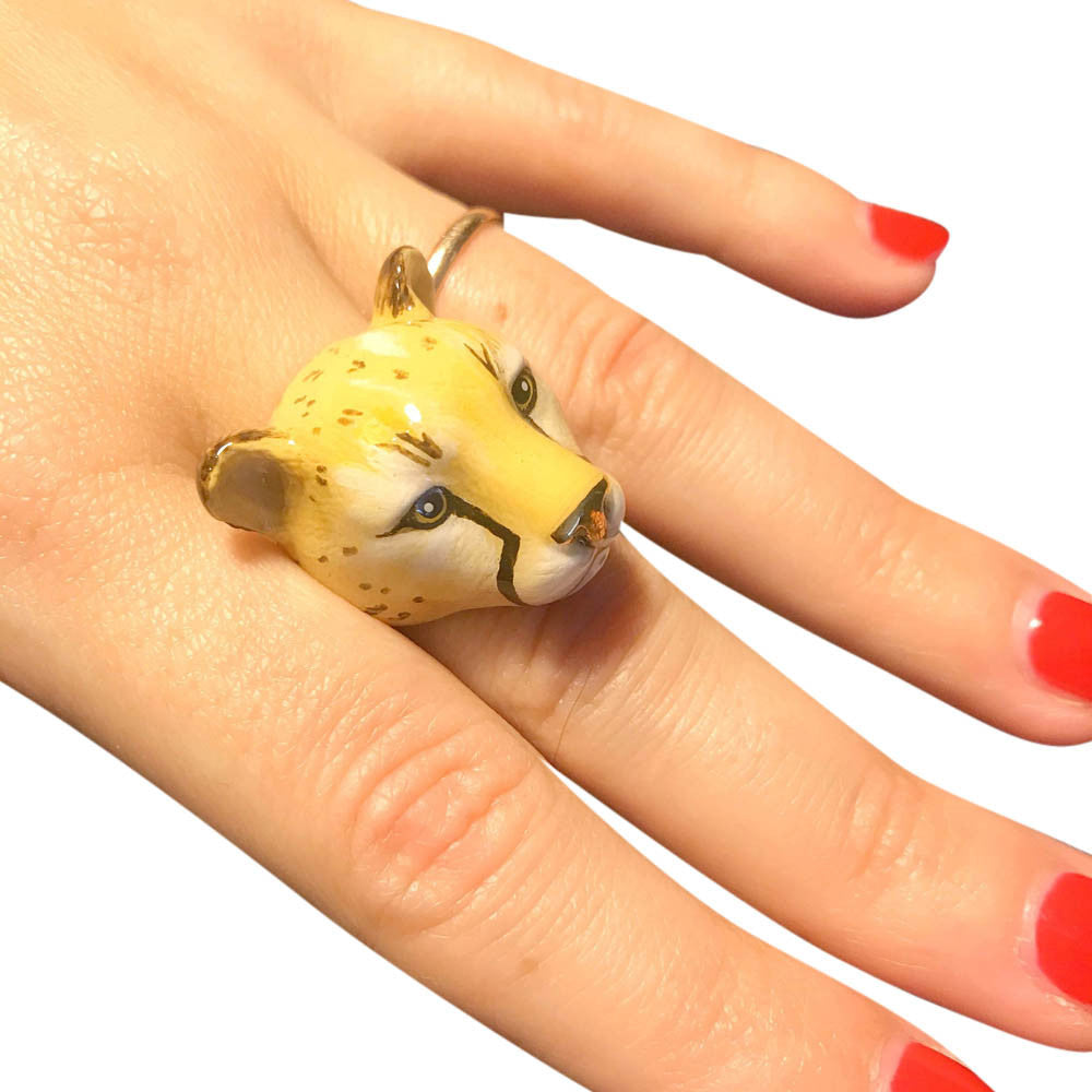 BAGUE GUEPARD , BAGUE FEMME, CADEAU FEMME FAIT MAIN - MY LITTLE VENDOME