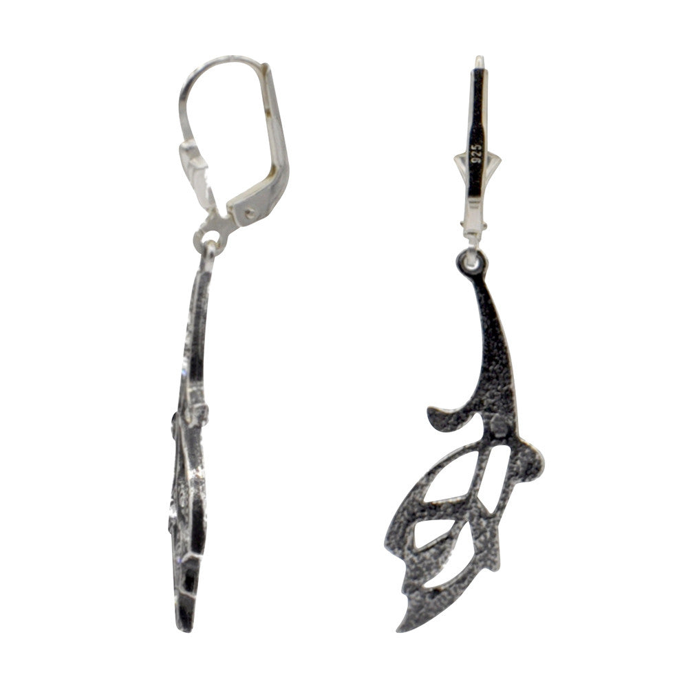 BOUCLE D'OREILLE ART DÉCO EN ARGENT 925 ET PIERRES SEMI PRÉCIEUSES - MY LITTLE VENDOME