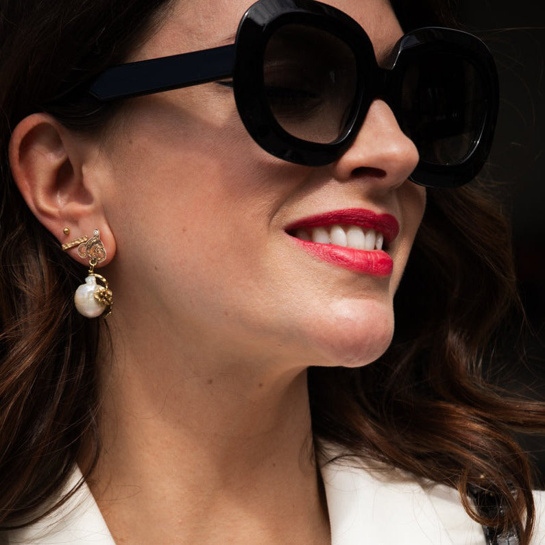 BOUCLE D'OREILLE PERLE BAROQUE - MY LITTLE VENDOME