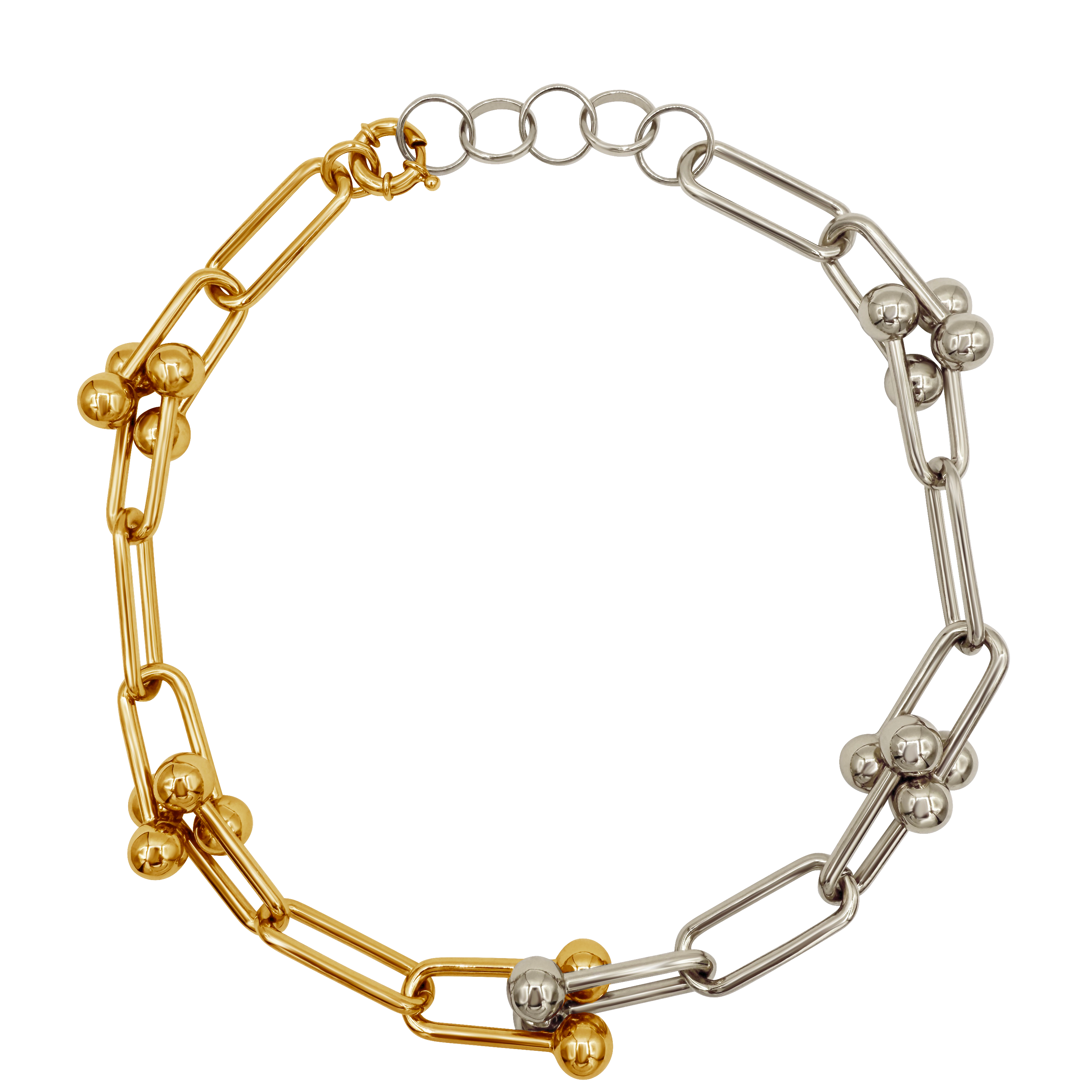 COFFRET ARC X MABILLON collier + bracelet — Édition Two-Tone