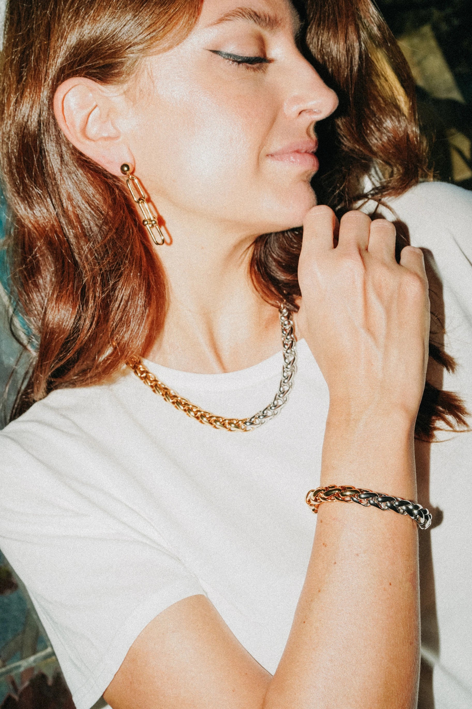 COFFRET ODEON Bracelet + collier — Édition Two-Tone