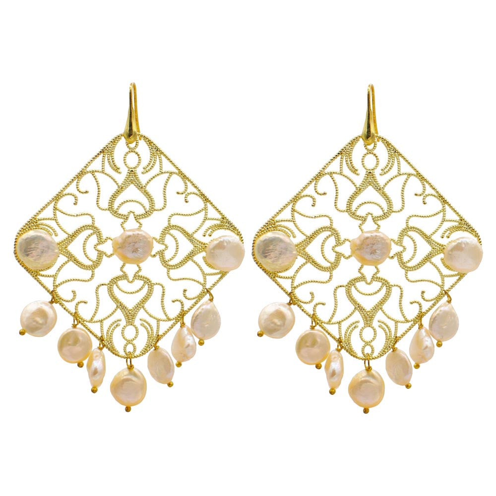 PERLES DE CULTURE BOUCLES D'OREILLES OR CADEAU FEMME - MY LITTLE VENDOME