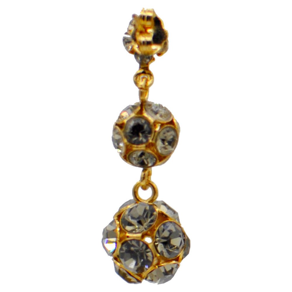 POMPOM QUARTZ BOUCLES D'OREILLES DOREES & PIERRE SEMI PRECIEUSE, BOUCLES D'OREILLES OR ROSE VENITIEN 14 CARATS BIJOU POMPON - MY LITTLE VENDOME