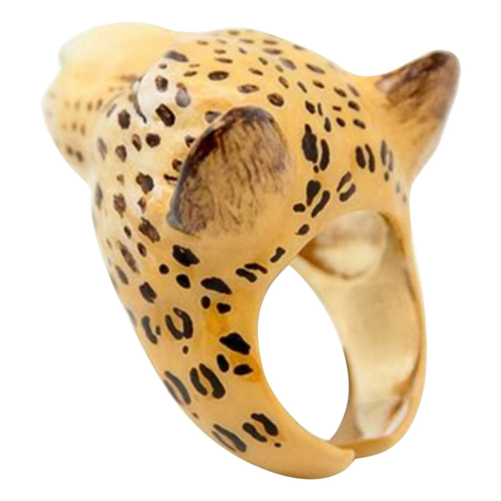 EMAILLIERTER LEOPARDENRING, TIERRING - MY LITTLE VENDOME