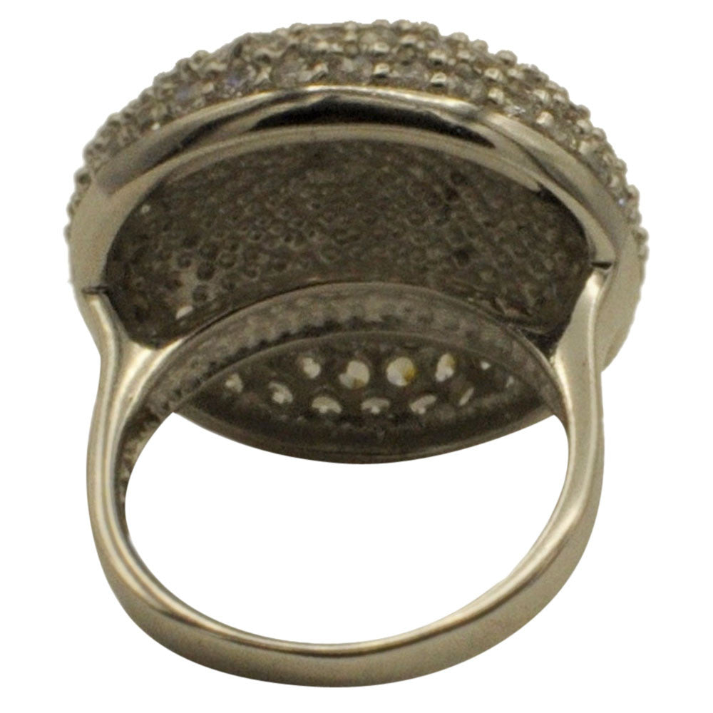 VINTAGE RED ENAMELLED RING IN 925 SILVER - MY LITTLE VENDOME