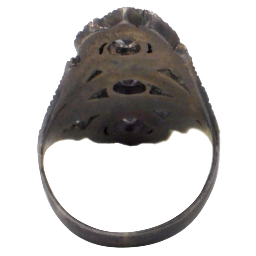 925 ZILVEREN AMETHIST RING - MIJN KLEINE VENDOME