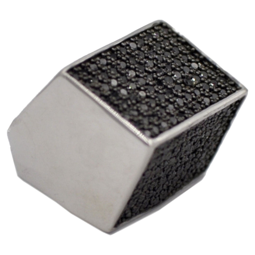 CUBIC SIGNET RING IN 925 STERLING SILVER WITH SEMI-PRECIOUS STONES - MY LITTLE VENDOME