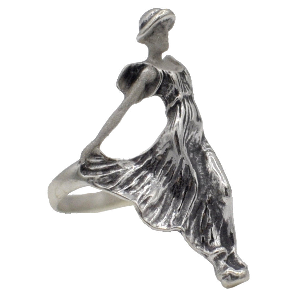 VINTAGE ART NOUVEAU RING IN 925 SILVER - MY LITTLE VENDOME
