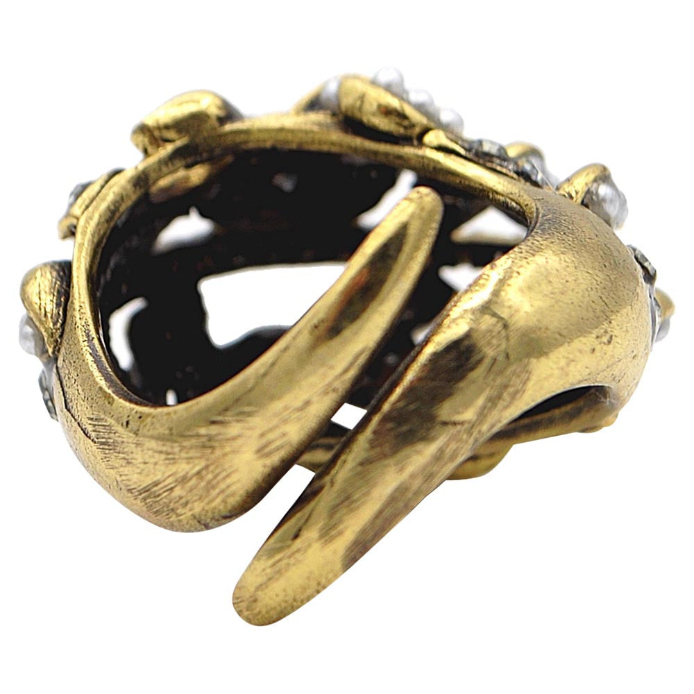 LILY OF THE VALLEY PEARL RING - MY LITTLE VENDOME