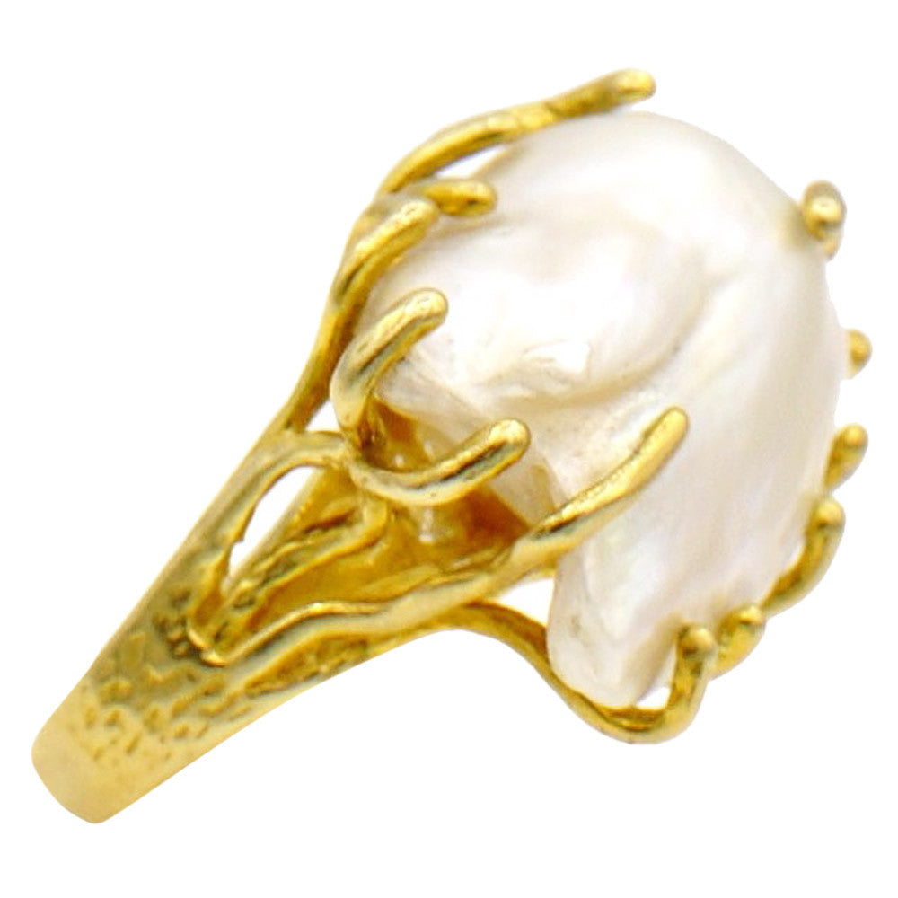 CULTURED PEARL RING, WOMEN'S RING - MY LITTLE VENDOME