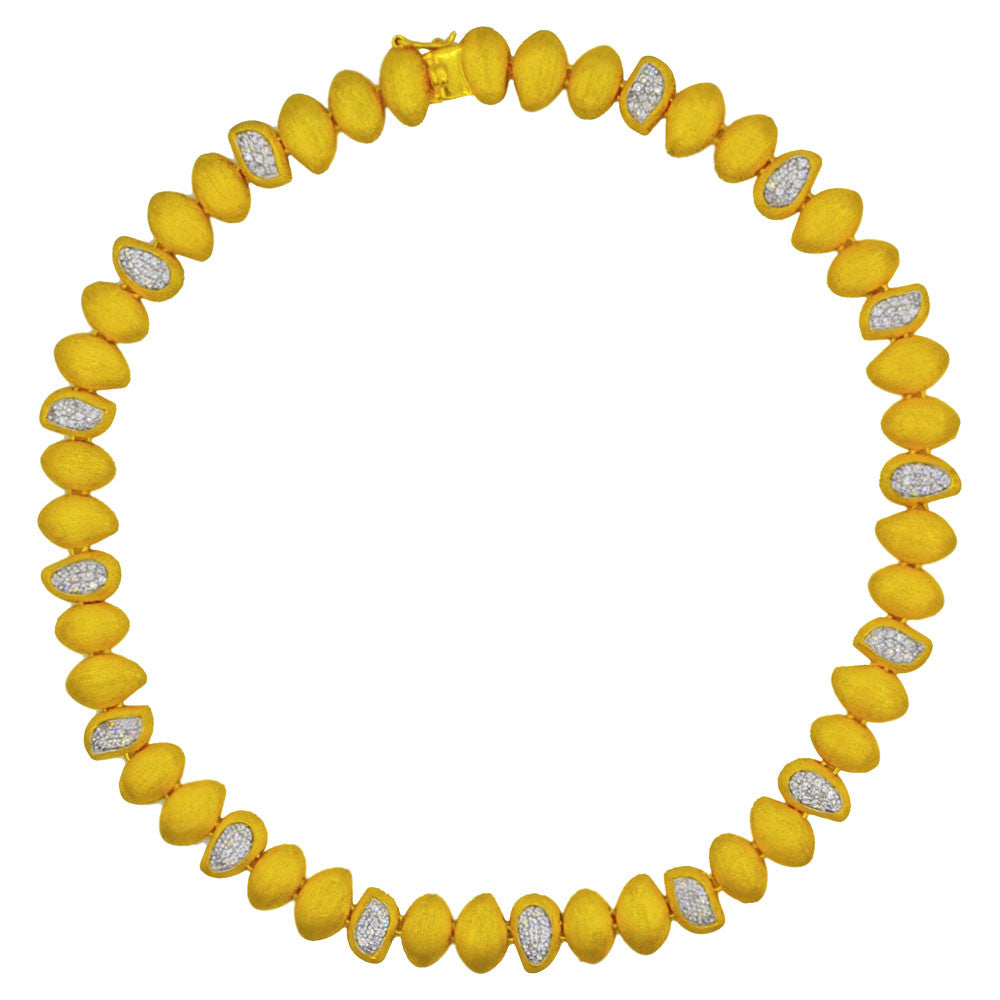 CHOKER NECKLACE IN 14 CARAT GOLD AND 925 SILVER - MY LITTLE VENDOME