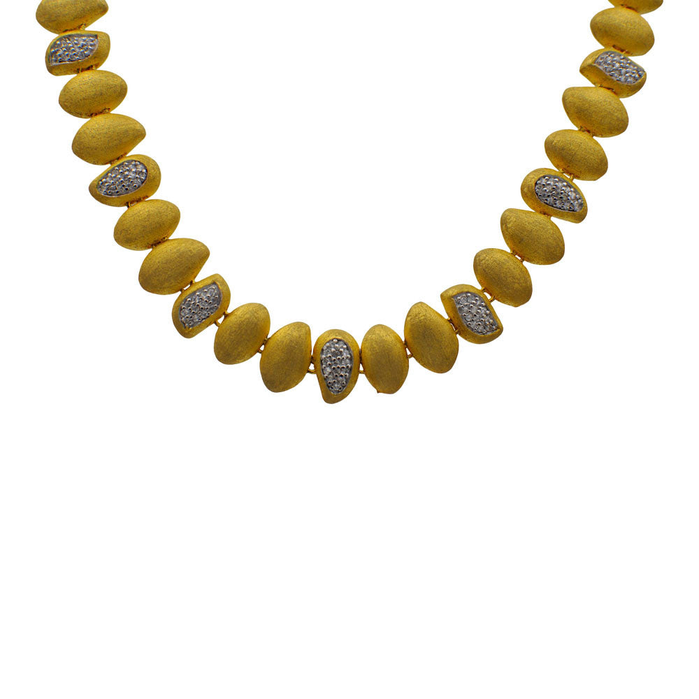 CHOKER NECKLACE IN 14 CARAT GOLD AND 925 SILVER - MY LITTLE VENDOME