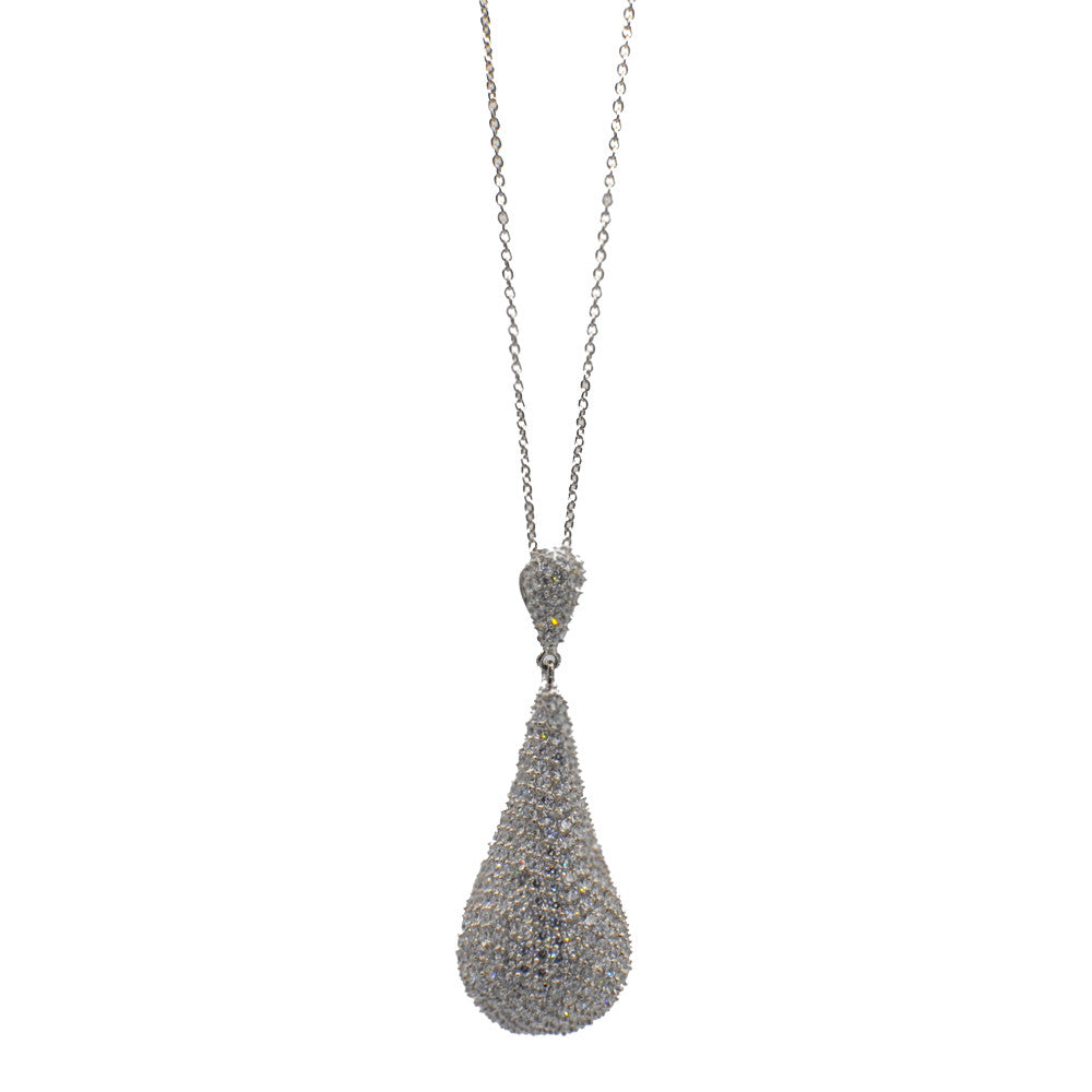 VINTAGE PENDANT NECKLACE IN 925 STERLING SILVER WITH CARNELIAN HEART, SEMI-PRECIOUS STONES - MY LITTLE VENDOME