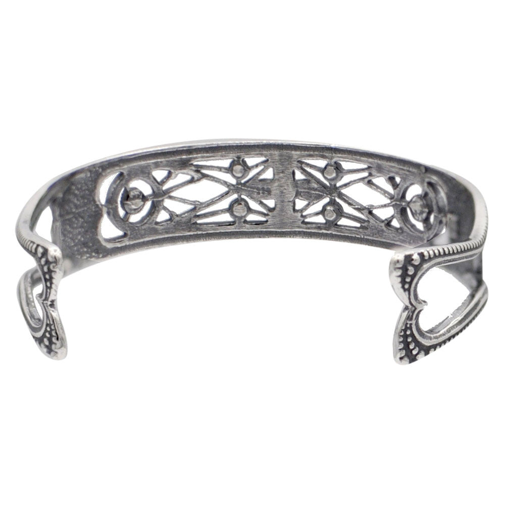 ART DECO SILVER AND SEMI-PRECIOUS STONES BANGLE - MY LITTLE VENDOME