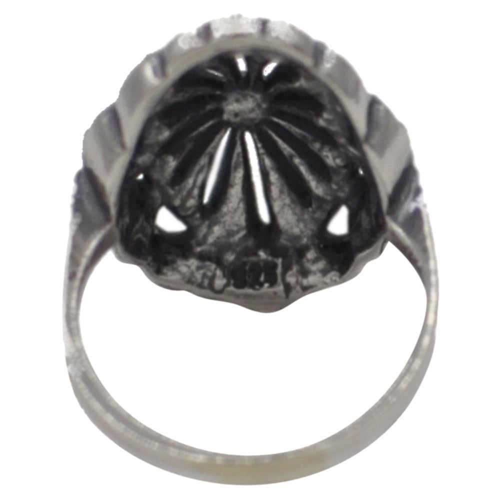 BAGUE ART DECO EN ARGENT 925 ET PIERRE SEMI PRECIEUSE - MY LITTLE VENDOME