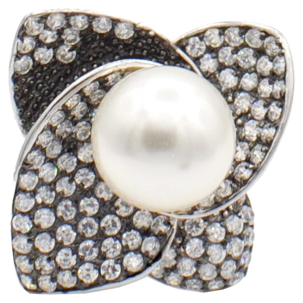 CULTURED PEARL RING, SILVER RING 925 - MY LITTLE VENDOME