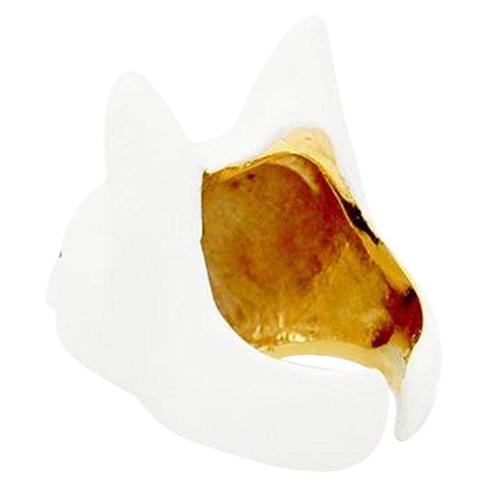 ENAMELLED CAT RING - ANIMAL RING - MY LITTLE VENDOME