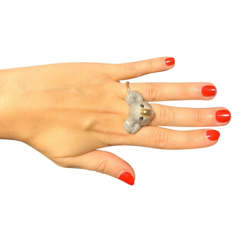 BAGUE KOALA ÉMAILLÉE - BAGUE ANIMAL - MY LITTLE VENDOME