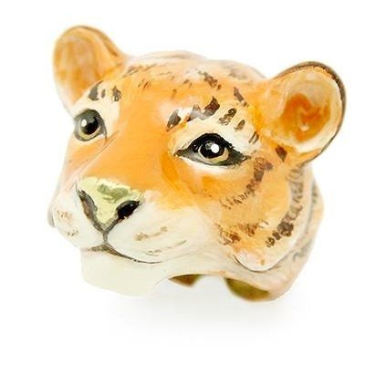 BAGUE TIGRE BAGUE ANIMAL ÉMAILLÉE A LA MAIN BAGUE ANIMAL - MY LITTLE VENDOME