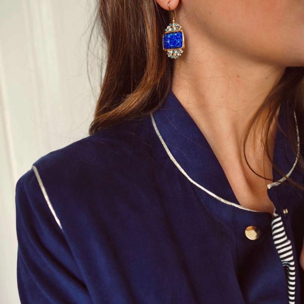 BOUCLE D'OREILLE ROSIERS - MY LITTLE VENDOME