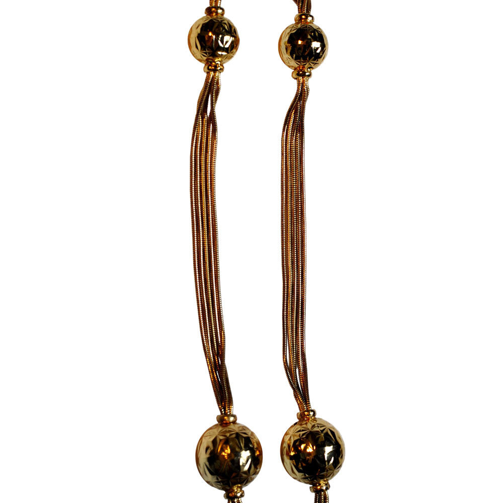 SAUTOIR DORE 14 CARATS GOLD NECKLACE SAUTOIR DORE BOHEME CHIC NECKLACE BOHO NECKLACE ART DECO NECKLACE WOMEN'S NECKLACE - MY LITTLE VENDOME