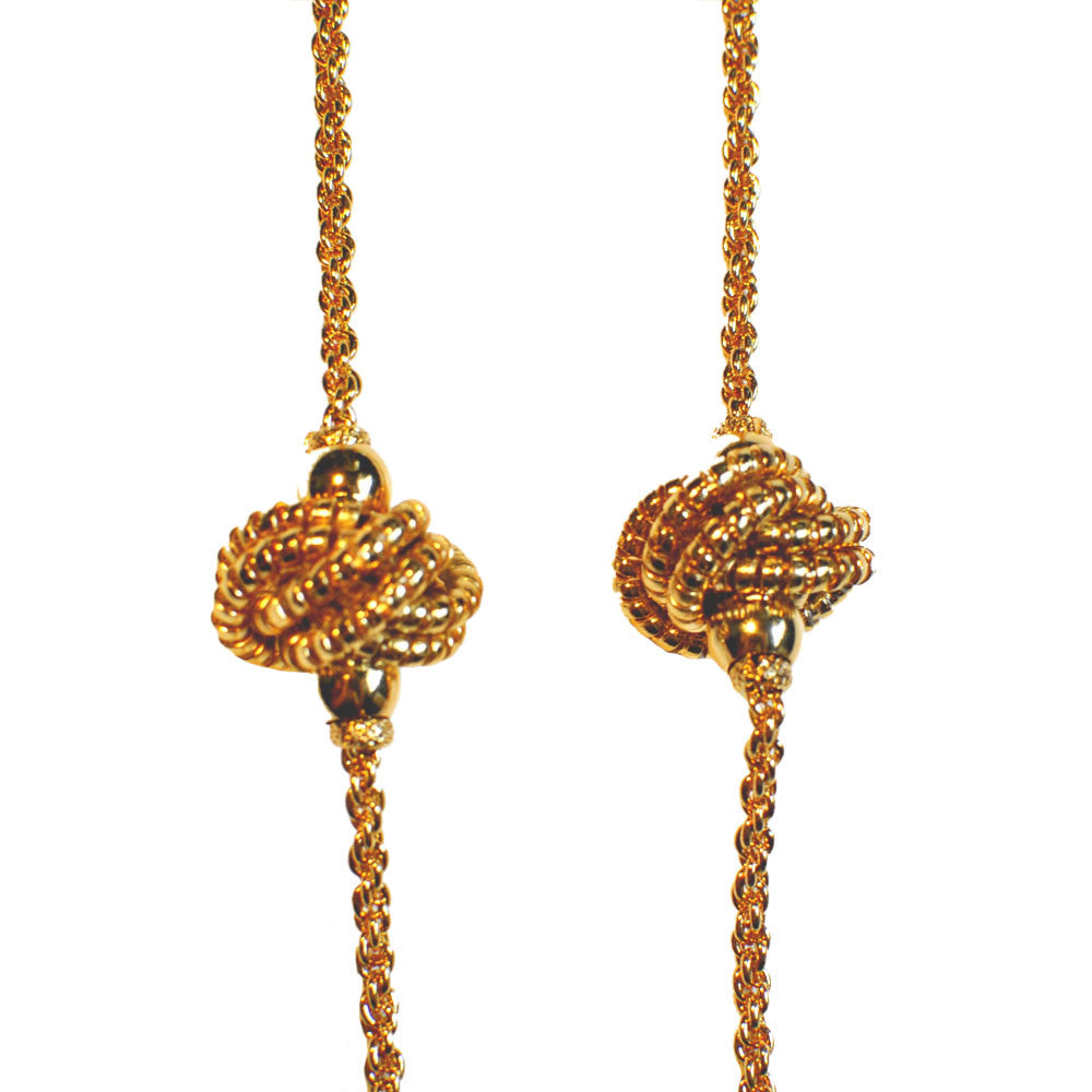 SAUTOIR DORE 14 CARATS GOLD NECKLACE VENITIEN SAUTOIR OR SAUTOIR BOHEME CHIC COLLIER BOHO COLLIER ART DECOCOLLIER FEMME - MY LITTLE VENDOME