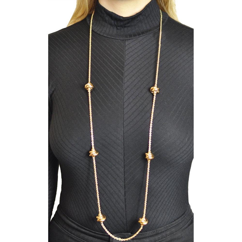 SAUTOIR DORE 14 CARATS GOLD NECKLACE SAUTOIR DORE BOHEME CHIC NECKLACE BOHO NECKLACE ART DECO NECKLACE WOMEN'S NECKLACE - MY LITTLE VENDOME