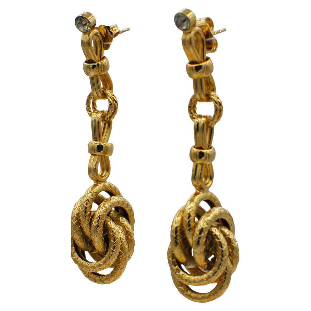 POMPOM EARRINGS, ART DECO EARRINGS, 14 CARAT VENETIAN GOLD EARRINGS, POMPOM - MY LITTLE VENDOME