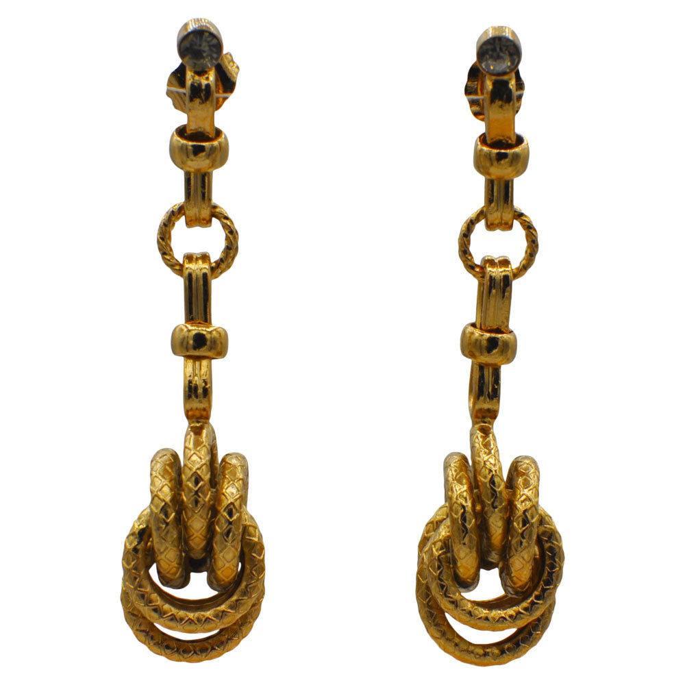 POMPOM EARRINGS, ART DECO EARRINGS, 14 CARAT VENETIAN GOLD EARRINGS, POMPOM - MY LITTLE VENDOME