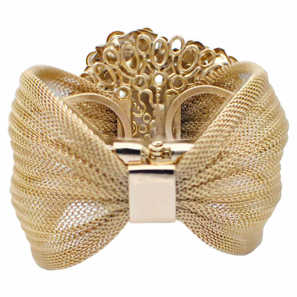 FLOWER CUFF BRACELET IN 14-CARAT VENETIAN GOLD - MY LITTLE VENDOME