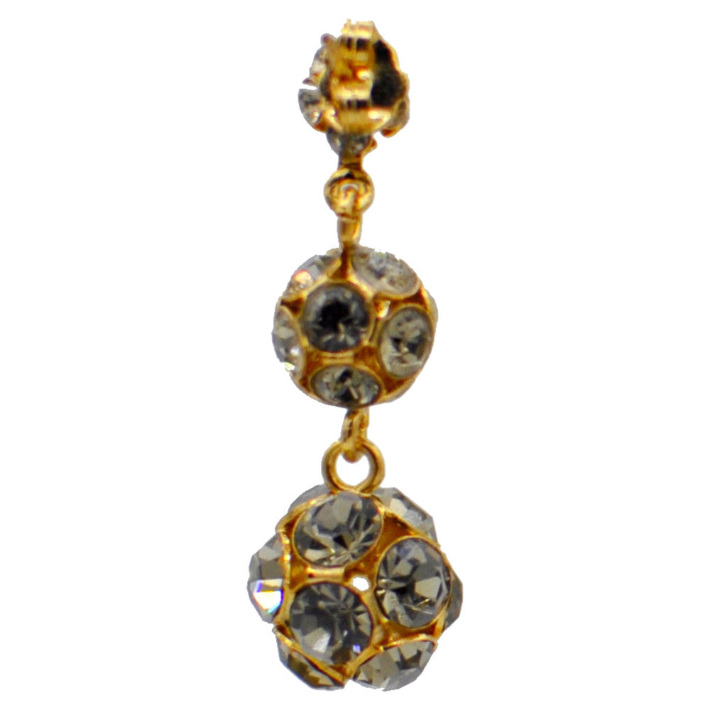 POMPOM QUARTZ & SEMI-PRECIOUS STONE EARRINGS, 14 CARAT VENETIAN ROSE GOLD EARRINGS POMPOM JEWEL - MY LITTLE VENDOME