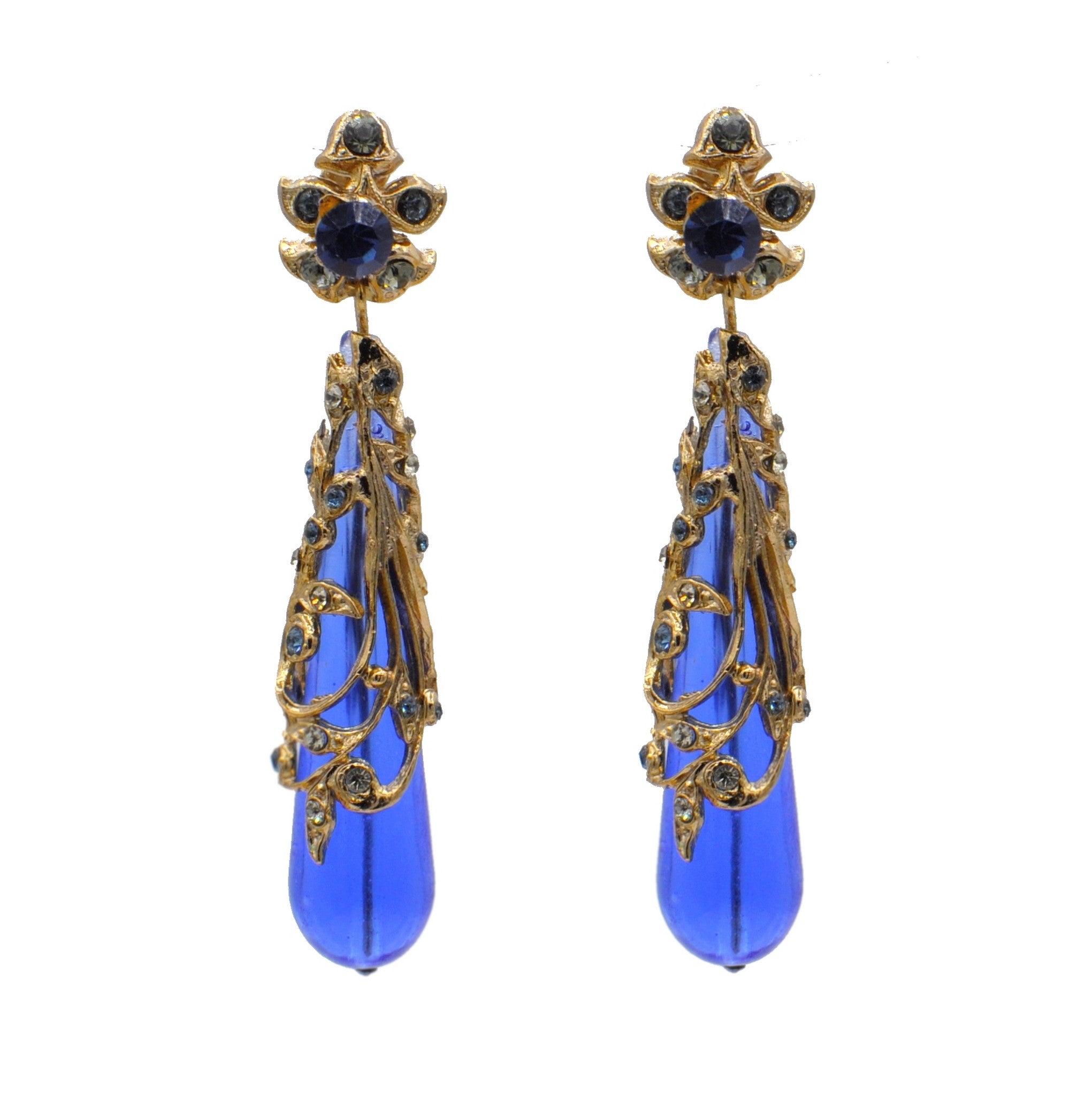ALMA - Murano Art Nouveau glass earring - MY LITTLE VENDOME