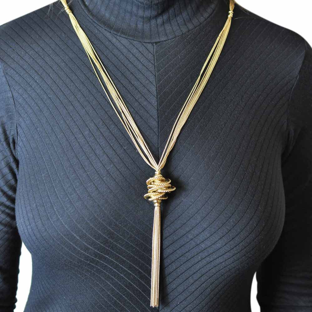 POMPOM JEWELRY GIFT SET: NECKLACE + EARRING - MY LITTLE VENDOME