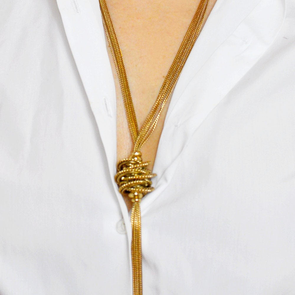 POMPOM JEWELRY GIFT SET: NECKLACE + EARRING - MY LITTLE VENDOME