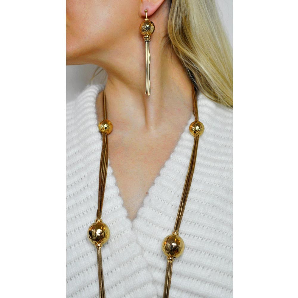 WOMEN'S JEWELRY GIFT SET: NECKLACE + TASSEL EARRING - MY LITTLE VENDOME