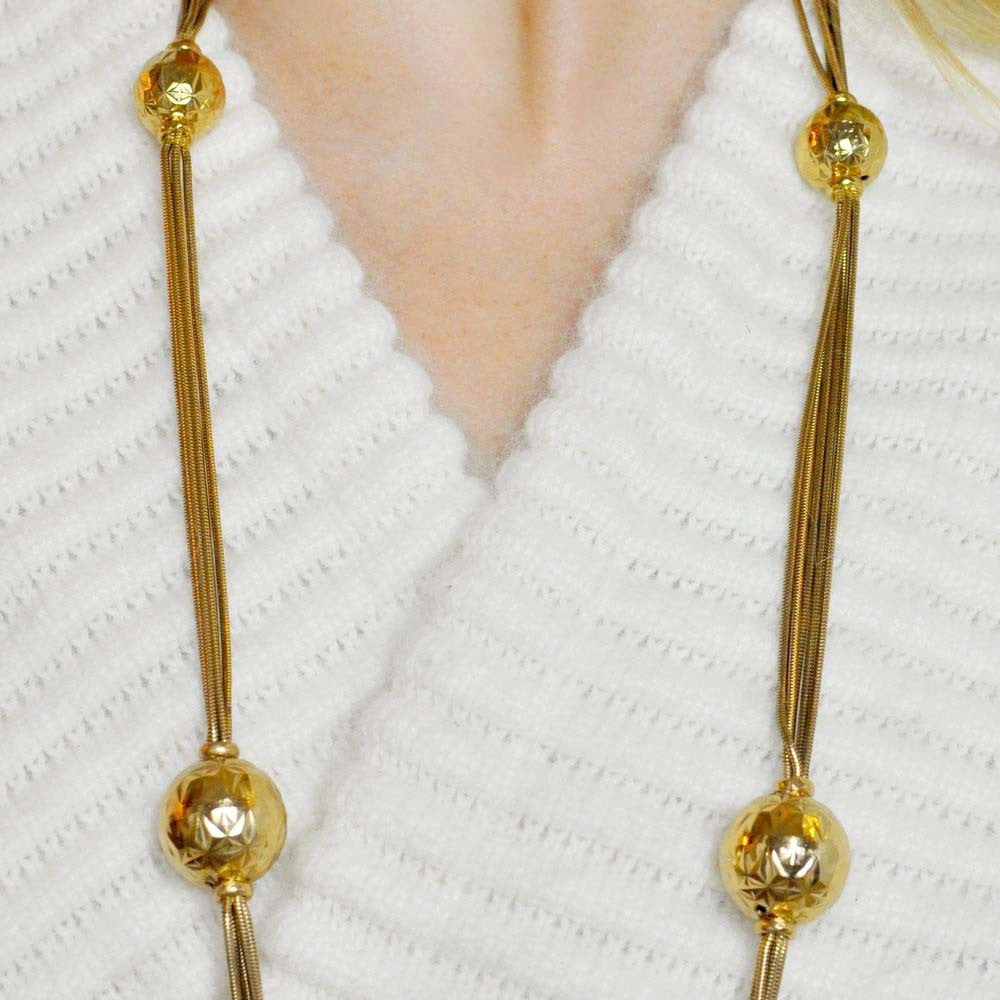 WOMEN'S JEWELRY GIFT SET: NECKLACE + TASSEL EARRING - MY LITTLE VENDOME