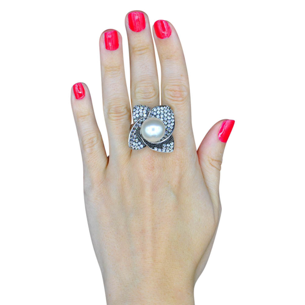 BAGUE FEMME PERLE DE CULTURE, BAGUE ARGENT 925 - MY LITTLE VENDOME