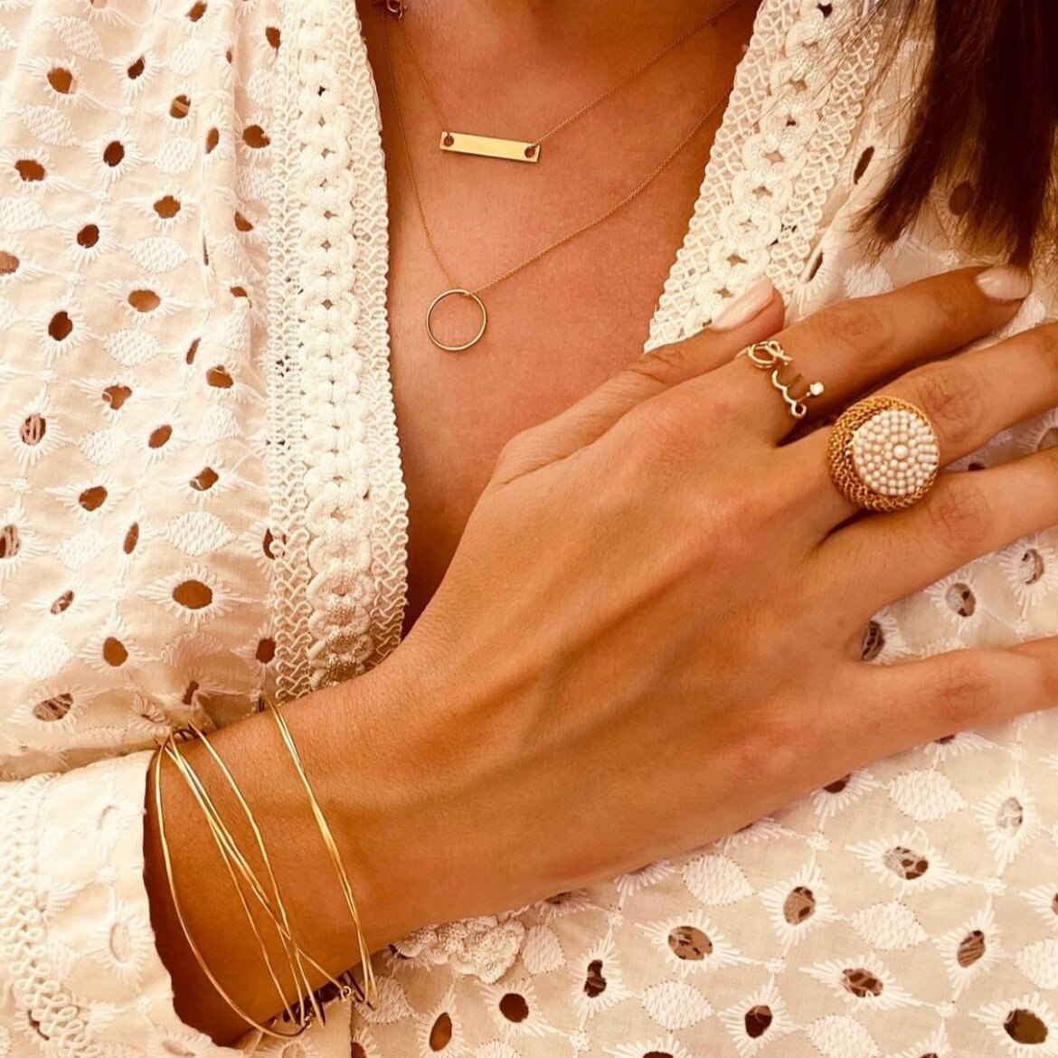 COFFRET TUILERIES PERLES Collier + Bague