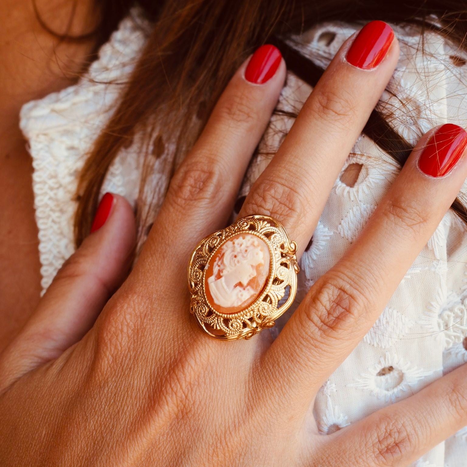 CAMEE LOUVRE SET Bracelet + ring + Earrings - MY LITTLE VENDOME