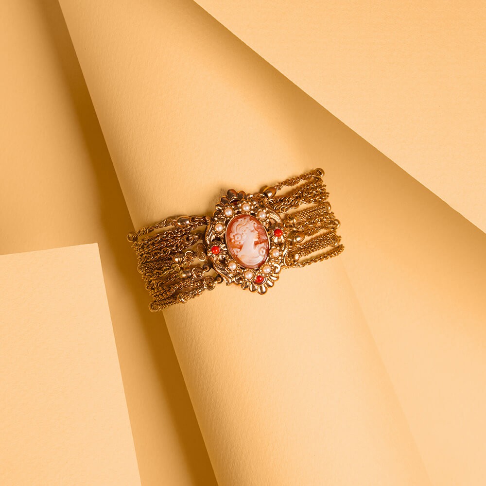 CAMEE LOUVRE SET Bracelet + ring + Earrings - MY LITTLE VENDOME
